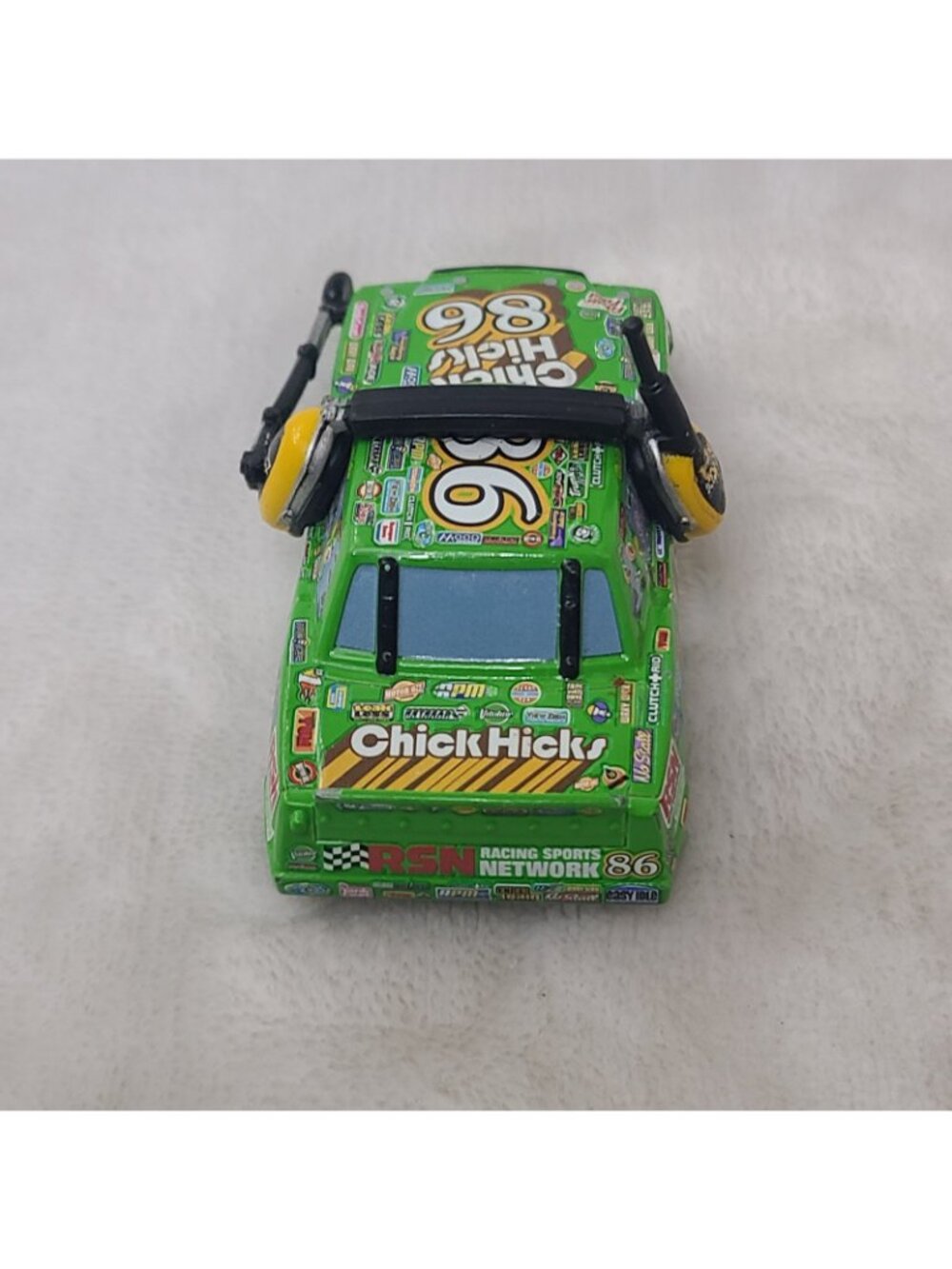 Disney Pixar Cars 3 Chick Hicks with Headset Mattel 1:55 Diecast DXV48 - Picture 5 of 9